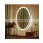 Hotel Silver 5mm Wall Mounted Oval Bathroom Smart Decorative Mirror