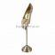 antique brass shoe display, metal shoe display stands