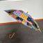 Wooden handle curved handle straight pole umbrella Cute small fresh long handle umbrella Full version printed sunny umbrella factory customization