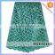 Mitaloo Nigeria Organza Leaf Green African Wedding Lace Fabric With Sequin MOG0196