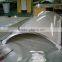 Curved slim LED light box for indoor static column display sign
