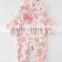Japanese wholesale products high quality cute and flower pattern velour baby girl winter dresses