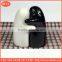 white and black porcelain couple wending ceramic salt and pepper shaker bottles set
