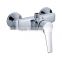 Single lever brass bath faucet with diverter chrome plated
