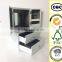 cheap small wooden door and drawer case wholesale jewelry boxes