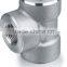 Steel Pipe Fitting 2'' Equal Tee Pipe Fitting Stainless Steel Pipe Fitting