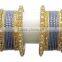 Bollywood Indian Costume Crystal Style bangles Set For Wedding