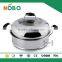 High Quality Three Layer Steamer Pot Set with double bottom