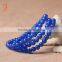 Wholesale High Quality Semi Precious Stone Blue Agate Beads Bracelet Jewelry