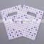 2015 Hot Sell Smile Face Die Cut Shopping Bags, Purple LDPE, More Designs