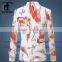 High Quality OEM printing stylish hot gem fancy floral suits