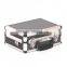 Crystal aluminium hard camera photography flight carry case storage box black