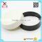 wholesale black and white ABS cap lid for cream jar
