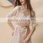 High Grade Satin Chiffon Robe Solid Spring Summer Sexy Women Bathrobe Home Clothes Sleepwear Bath Robes Women's Dressing Gown