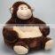 plush baby animal sofa chair in 2016 new years/plush monkey sofa chair