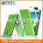 Set Screen Protector Stylus And Case For Samsung Galaxy S4 I9500 , Brown Leather Wallet Case Mobile Accessories