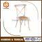 Factory Direct Sales Transparent Antique Wooden Cross Back Bar Chair