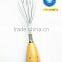 Stainless Steel Kitchen Whisk with Wooden Handle, Balloon Whisk