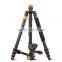 Q988C Lighweight carbon fiber tripod 1680mm 15KG Load monopod & Selfie stick for digital & video camera Guangzhou accessory 666