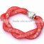 Crystal Beads Stardust Bracelet Slake Wrap Double Tour TENDANCE