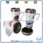 16oz/450ml white china promotional ceramic cup with lid, stainless steel ceramic mug & ceramic coffee mug, cheapest mug