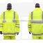 Safety motorcycle security jacket with 3M reflective tapes