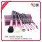 EVAL Hot Sale 9pcs Makeup Brushes Set With Purple Handle for Gift