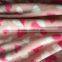 100% polyester knitting velvet coral fleece fabric heart print fleece home textile fabric micro fleece velvet shoe fabric