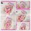 may you find kindness white monkey hat crocheted baby