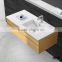 bathroom furniture solid surface integrated bathroom sink