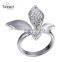 wholesale jewelry fashion diamond 925 silver ring Latest design Gemstone jewelry