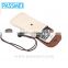 Leather cellphone Neck Pouch Bag with card houlder Adjustable sling leather holder for iphone 6s
