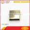 Square metal fitting stopper for handbag/jewelry