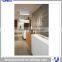 Customized attractive white reception counter