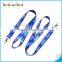 Cheap Custom printed lanyard with buckle for promotion, ID card holder lanyard