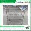 2015 hot sell NSF 36x18 inch 3 layer chrome single hand push trolley with wheels (YB-WS048)