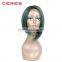 Ali express and wholesale cheap short bob lace front synthetic wig, ombre white silver synthetic lace front hair wig