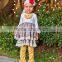 Fashion children clothes wholesale boutique clothing baby outfit plus size girl fall outfits