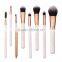 8pcs private label shaving facial cleansing makeup cosmetic brush set make up wholesale