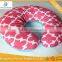 Pink Geometric Pirnt Minky Dots Slip Cover For Boppy Pillow