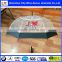 Wholesale printed China transparent umbrellas with plated iron ribs and stick
