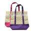 Customized Non Woven Cemi-split Joint Bag Plaid Bag Totes Bag