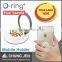 O-ring+ cheap Reusable Sticky plastic Finger ring holder For cell Phone