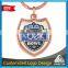Popular custom logo american football printing keychain