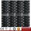 IMARK Black Color Crystal Glass Mosaic Tiles Mix Stone Mosaic Tiles for Wall Backsplash Code IXGM8-023