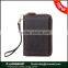 Fashion Style Men Wallet With Mobile Phone Holder, Men's Genuine Leather Clutch Bag With Multi-card Bits
