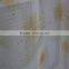 Modern polyester sunflower printed tulle sheer curtain fabric for hotel decor