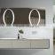 Lamxon bathroom led lighted mirrors ,illuminated mirror for luxury hotel bathroom design
