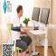 Multifunctional electric double leg sit and stand desk for wholesales