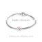 Lovely Family Logo Mother Design Heart Shape Zircon Charm Bracelet
